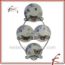 Butterfly Design Wholesale Ceramic Home Decor Plate